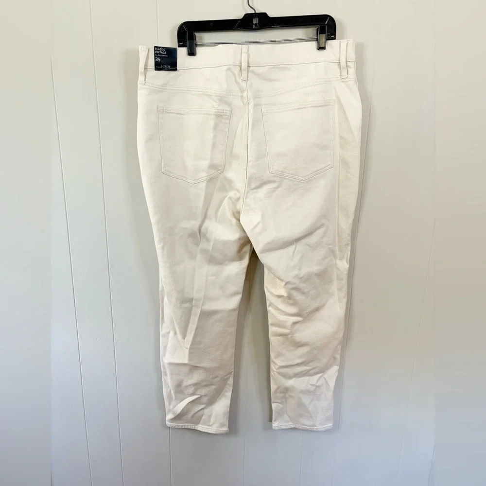 J Crew classic vintage jeans size 35 new straight leg